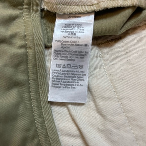MADEWELL Pleated Cargo Pants Men's Size 34x32 Khaki - Picture 11 of 13